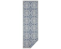 NORTHRUGS - Hanse Home koberce Běhoun Twin Supreme Blue/Cream - 80x250 cm Modrá, Velké (190x270 cm a větší), Syntetický (umělý)