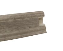 Döllken Lišta PVC obvodová SLK50 W463 Dub masala - Koncovka levá Béžová, 25x50x2500 mm, Syntetický (umělý)
