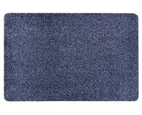 Hanse Home Collection koberce Rohožka Clean & Go Dark blue Black - 100x150 cm Modrá, Malé (80x150 cm a menší), Syntetický (umělý)