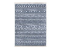 NORTHRUGS - Hanse Home koberce Kusový koberec Twin Supreme 103439 Kuba blue creme - 80x250 cm Modrá, Velké (190x270 cm a větší), Syntetický (umělý)