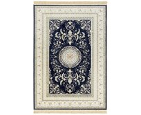 Nouristan - Hanse Home koberce Kusový koberec Naveh Dark-blue - 135x195 cm Modrá, Střední (80x160 - 164x240), Přírodní