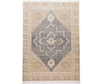 Diamond Carpets koberce Ručně vázaný kusový koberec Heriz Wood DE 2005 Grey Mix - 120x170 cm Béžová, Velké (190x270 cm a větší), Přírodní