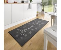 Hanse Home Collection koberce Protiskluzový běhoun Loop - 67x180 cm Šedá, Střední (80x160 - 164x240), Syntetický (umělý)