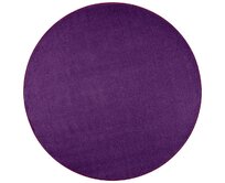 Hanse Home Collection koberce Kusový koberec Nasty 101150 Purple kruh - 200x200 (průměr) kruh cm Fialová, Střední (80x160 - 164x240), Syntetický (umělý)