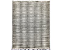 Diamond Carpets koberce Ručně vázaný kusový koberec Check DESP HL49 - 200x290 cm Šedá, Velké (190x270 cm a větší), Přírodní
