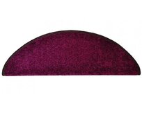 Vopi koberce Nášlapy na schody Eton fialový půlkruh, samolepící - 28x65 půlkruh (rozměr včetně ohybu) Fialová, Syntetický (umělý)