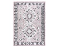 Dywany Łuszczów Kusový koberec Sion Sisal Aztec 3007 pink/ecru - 160x220 cm Růžová, Velké (190x270 cm a větší), Syntetický (umělý)
