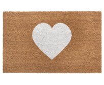 Hanse Home Collection koberce Rohožka Mix Mats Cocos - 45x75 cm Bílá, Malé (80x150 cm a menší)