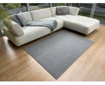 Vopi koberce Kusový koberec Udinese šedý - 200x300 cm Šedá, Velké (190x270 cm a větší), Syntetický (umělý)