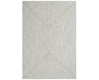 NORTHRUGS - Hanse Home koberce Kusový koberec Braided Light Melange – na ven i na doma - 160x230 cm Bílá, Velké (190x270 cm a větší), Syntetický (umělý)