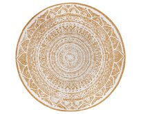 NORTHRUGS - Hanse Home koberce Kusový koberec Twin Supreme Ochre kruh - 140x140 (průměr) kruh cm Žlutá, Střední (80x160 - 164x240), Syntetický (umělý)
