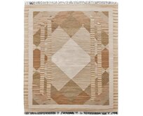 Diamond Carpets koberce Ručně vázaný kusový koberec Fibonacci I DESP HL88 Beige Mix - 160x230 cm Béžová, Velké (190x270 cm a větší), Přírodní