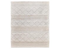 Diamond Carpets koberce Ručně vázaný kusový koberec Geneva DE 7951 White Mix - 120x170 cm Bílá, Velké (190x270 cm a větší), Přírodní
