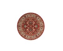Sintelon koberce Kusový koberec Teheran Practica 59/CVC kruh - 160x160 (průměr) kruh cm Červená, Střední (80x160 - 164x240), Syntetický (umělý)