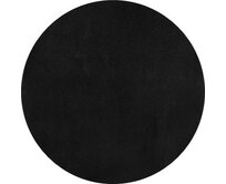 Hanse Home Collection koberce Kusový koberec Fancy 103004 Schwarz - černý kruh - 133x133 (průměr) kruh cm Černá, Střední (80x160 - 164x240), Syntetický (umělý)