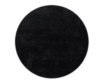 Ayyildiz koberce Kusový koberec Ata 7000 anthracite kruh - 120x120 (průměr) kruh cm Černá, Střední (80x160 - 164x240), Syntetický (umělý)