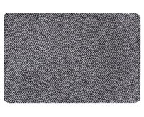 Hanse Home Collection koberce Rohožka Clean & Go Silver gray Beige Black – na ven i na doma - 50x150 cm Šedá, Malé (80x150 cm a menší), Syntetický (umělý)