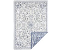 NORTHRUGS - Hanse Home koberce Kusový koberec Twin Supreme Leyte Blue/Cream – na ven i na doma - 120x170 cm Modrá, Velké (190x270 cm a větší), Syntetický (umělý)