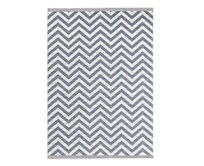 NORTHRUGS - Hanse Home koberce Kusový koberec Twin Supreme 103435 Palma blue creme – na ven i na doma - 80x250 cm Modrá, Velké (190x270 cm a větší), Syntetický (umělý)