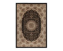 Ayyildiz koberce Kusový koberec Kashmir 2606 black - 200x290 cm Černá, Velké (190x270 cm a větší), Syntetický (umělý)