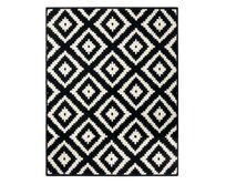 Hanse Home Collection koberce Kusový koberec Hamla Black Cream - 80x300 cm Černobílá, Velké (190x270 cm a větší), Syntetický (umělý)