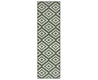 Hanse Home Collection koberce Běhoun Basic Green - 80x200 cm Zelená, Velké (190x270 cm a větší), Syntetický (umělý)