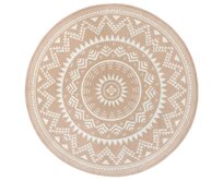 Hanse Home Collection koberce Kusový koberec Celebration Valencia Ivory kruh - 140x140 (průměr) kruh cm Béžová, Střední (80x160 - 164x240), Syntetický (umělý)