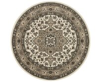 Nouristan - Hanse Home koberce Kruhový koberec Mirkan  Beige - 160x160 (průměr) kruh cm Béžová, Střední (80x160 - 164x240), Syntetický (umělý)