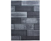 Ayyildiz koberce Kusový koberec Plus 8007 black - 160x230 cm Šedá, Velké (190x270 cm a větší), Syntetický (umělý)