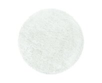 Ayyildiz koberce Kusový koberec Fluffy Shaggy 3500 white kruh - 120x120 (průměr) kruh cm Bílá, Střední (80x160 - 164x240), Syntetický (umělý)