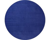 Hanse Home Collection koberce Kusový koberec Fancy 103007 Blau - modrý kruh - 133x133 (průměr) kruh cm Modrá, Malé (80x150 cm a menší), Syntetický (umělý)