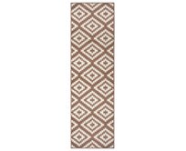 Hanse Home Collection koberce Běhoun Basic  Taupe - 80x200 cm Hnědá, Velké (190x270 cm a větší), Syntetický (umělý)