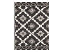 NORTHRUGS - Hanse Home koberce Kusový koberec Twin Supreme 103429 Malibu black creme – na ven i na doma - 80x250 cm Černobílá, Velké (190x270 cm a větší), Syntetický (umělý)