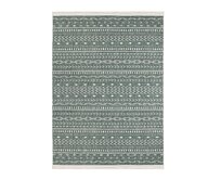 NORTHRUGS - Hanse Home koberce Kusový koberec Twin Supreme 103440 Kuba green creme – na ven i na doma - 80x350 cm Zelená, Velké (190x270 cm a větší), Syntetický (umělý)