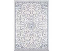 NORTHRUGS - Hanse Home koberce Kusový koberec Twin Supreme  Leyte Blue/Cream – na ven i na doma - 200x290 cm Modrá, Velké (190x270 cm a větší), Syntetický (umělý)