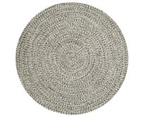 NORTHRUGS - Hanse Home koberce Kusový koberec Braided Melange kruh – na ven i na doma - 200x200 (průměr) kruh cm Béžová, Střední (80x160 - 164x240), Syntetický (umělý)