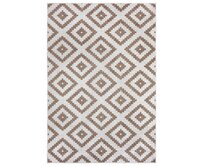 NORTHRUGS - Hanse Home koberce Kusový koberec Twin-Wendeteppiche Linen – na ven i na doma - 200x290 cm Hnědá, Velké (190x270 cm a větší), Syntetický (umělý)