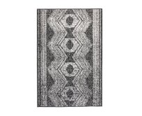 ELLE Decoration koberce Kusový koberec Gemini Black z kolekce Elle – na ven i na doma - 160x230 cm Černobílá, Velké (190x270 cm a větší), Syntetický (umělý)