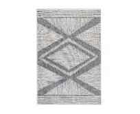ELLE Decoration koberce Kusový koberec Gemini Silver z kolekce Elle – na ven i na doma - 80x150 cm Šedá, Velké (190x270 cm a větší), Syntetický (umělý)