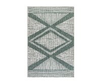 ELLE Decoration koberce Kusový koberec Gemini Green z kolekce Elle – na ven i na doma - 120x170 cm Zelená, Velké (190x270 cm a větší), Syntetický (umělý)