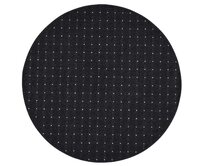 Condor Carpets Kusový koberec Udinese antracit kruh - 300x300 (průměr) kruh cm Šedá, Velké (190x270 cm a větší), Syntetický (umělý)