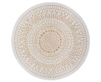 NORTHRUGS - Hanse Home koberce Kusový koberec Twin-Wendeteppiche Ochre kruh – na ven i na doma - 240x240 (průměr) kruh cm Žlutá, Velké (190x270 cm a větší), Syntetický (umělý)