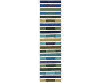 Flair Rugs koberce Ručně všívaný běhoun Illusion Piano Green/Multi - 60x230 cm Vícebarevná, Střední (80x160 - 164x240), Přírodní