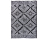 NORTHRUGS - Hanse Home koberce Kusový koberec Twin Supreme  Malibu Night Silver – na ven i na doma - 160x230 cm Šedá, Velké (190x270 cm a větší), Syntetický (umělý)