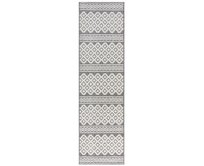 Flair Rugs koberce Běhoun Verve Jhansi Grey - 60x240 cm Šedá, Velké (190x270 cm a větší), Syntetický (umělý)