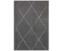 ELLE Decoration koberce Kusový koberec Glow Dark Grey/Cream z kolekce Elle - 120x170 cm Šedá, Velké (190x270 cm a větší), Syntetický (umělý)