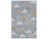Hanse Home Collection koberce Dětský koberec Adventures Grey Multicolor - 120x170 cm Šedá, Syntetický (umělý)