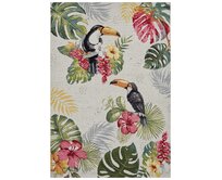 Hanse Home Collection koberce Kusový koberec Flair  Tropical Dream Creme Multicolored – na ven i na doma - 240x340 cm Vícebarevná, Velké (190x270 cm a větší), Syntetický (umělý)