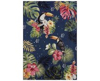 Hanse Home Collection koberce Kusový koberec Flair  Tropical Dream Blue Multicolored – na ven i na doma - 240x340 cm Vícebarevná, Velké (190x270 cm a větší), Syntetický (umělý)