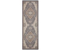 Hanse Home Collection koberce Běhoun Terrain Orken Black Brown - 80x200 cm Hnědá, Střední (80x160 - 164x240), Syntetický (umělý)